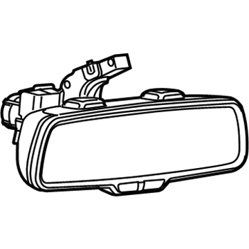 Mopar 68102484AA Inside Rear View Mirror