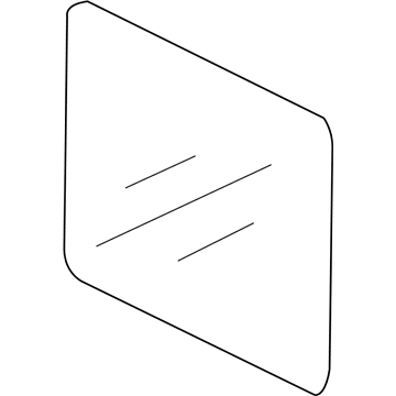 Mopar 55395260AB Glass-Quarter Window