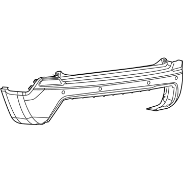 Mopar 68408010AB Rear Bumper Cover Lower