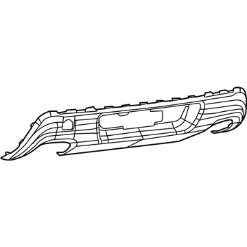 Mopar 68408245AA APPLIQUE-FASCIA