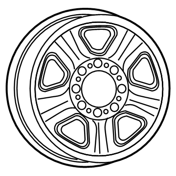 Ram 2500 Spare Wheel - 1VU98S4AAC