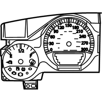 Mopar 68247792AA Mask-Instrument Cluster