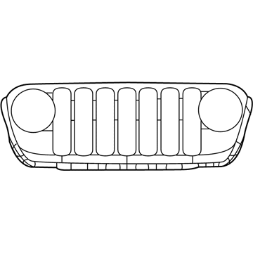 2019 Jeep Wrangler Grille - 68370848AC