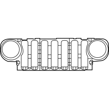 Mopar 6CG99RXFAC Trim-Radiator Grille