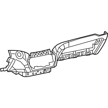 Mopar 5LJ86HL1AE Bezel-Instrument Panel