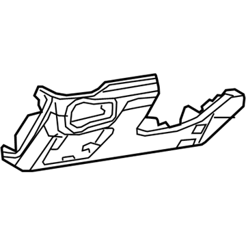 Mopar 5YP07HL1AD Cover-Steering Column Opening