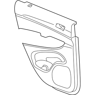 Mopar 1VZ261TLAB Panel-Rear Door Trim