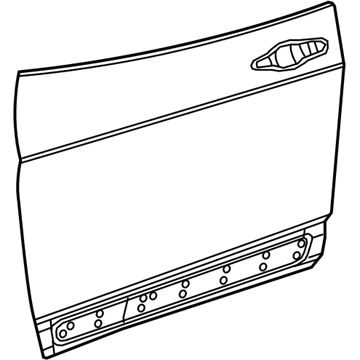 Mopar 68102761AB Panel-Front Door Outer Repair