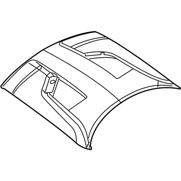 Mopar 68259670AA Hood Panel