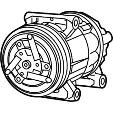 2015 Jeep Renegade A/C Compressor - 68245073AA