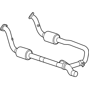 2004 Dodge Ram 2500 Exhaust Pipe - 52121291AA