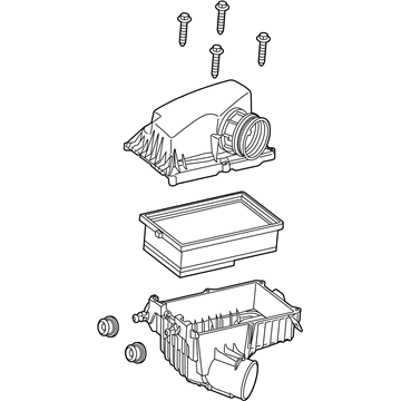 68275746AA Mopar Air Cleaner Illustration 1 of 1