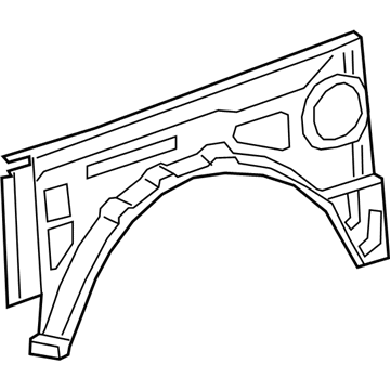 Mopar 68302800AF Panel-Quarter Inner