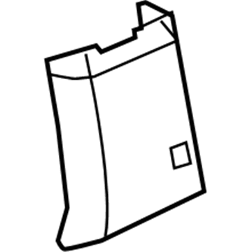 Mopar 5RH62DX9AD Molding-B Pillar Lower