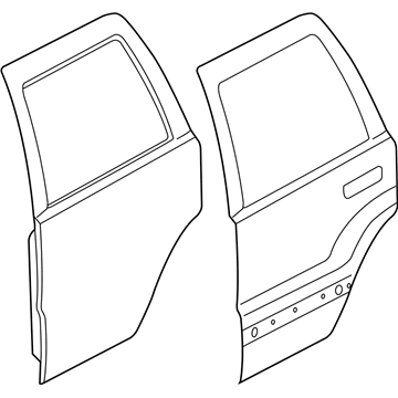 Mopar 55369480AM Door-Rear