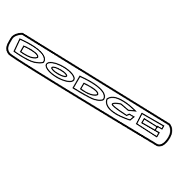 Mopar 68092603AA Nameplate