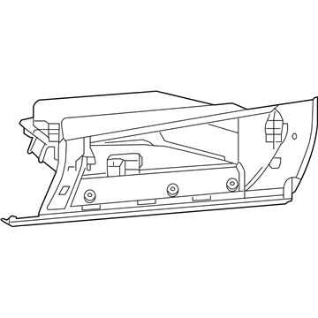 2013 Dodge Dart Glove Box - 1WV67DX9AC