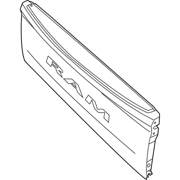 Mopar 68245876AF TAILGATE