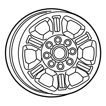 2020 Ram 2500 Spare Wheel - 6MP64RXFAA