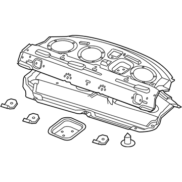 Mopar 68037698AD Panel-Rear Shelf