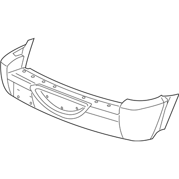 Mopar 5GJ58BDLAE Rear Bumper Cover