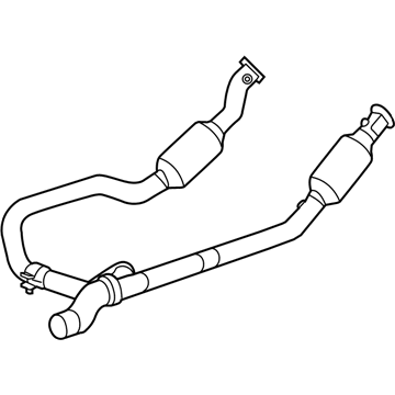 2006 Dodge Ram 1500 Exhaust Pipe - 55366588AD