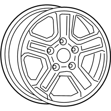 Mopar 6PJ78VXWAA Aluminum Wheel