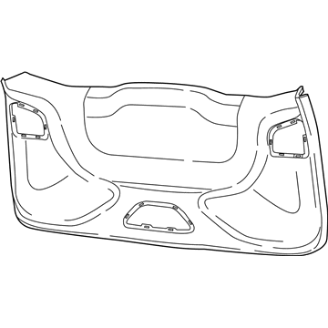 Mopar 5SB97PD2AC Panel-LIFTGATE Lower