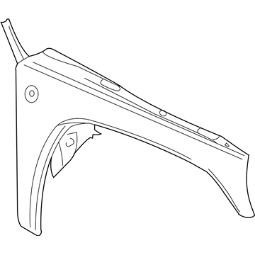 Mopar 55177101AD Fender-Front