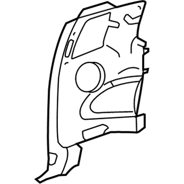 Mopar 5JL06XDVAA Panel-Quarter Trim