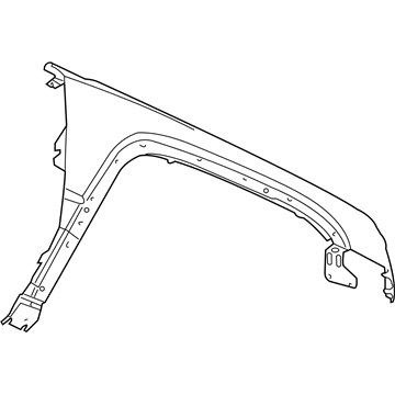 2010 Jeep Commander Fender - 55369218AB