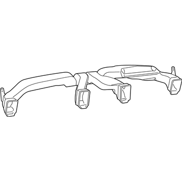 Mopar 68196084AB Duct-Center Distribution