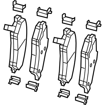 Mopar 68212327AC Front Disc Brake Pad Kit