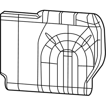 Mopar 6ED21PQQAA Rear Seat Back 3Rd Row Cover