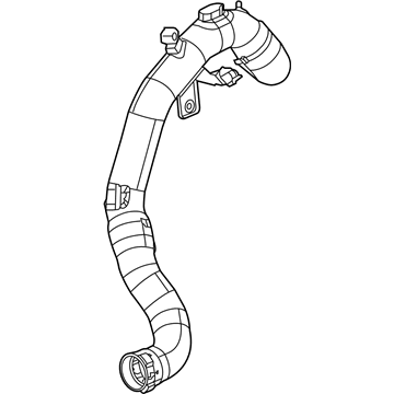 68224966AA Mopar Charge Air Cooler Tube Illustration 1 of 1