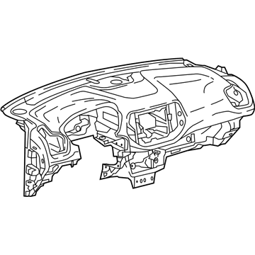 Mopar 5UT07DX9AF Panel-Instrument Panel