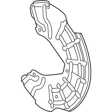 Dodge Dart Brake Dust Shield - 68081534AC