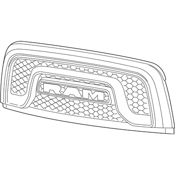 Mopar 5UQ43RXFAB Grille-Radiator