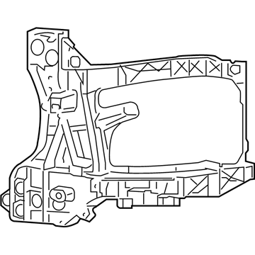 Mopar 68222828AA Bracket-HEADLAMP Mounting