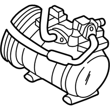 Chrysler Voyager A/C Compressor - 5005410AD