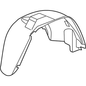 Mopar 55156620AF Shield-Fender Side