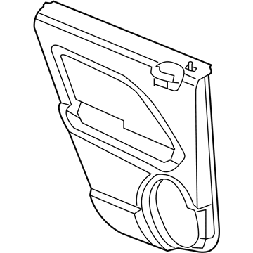 Mopar 1DL421DVAB Panel-Door Trim Rear