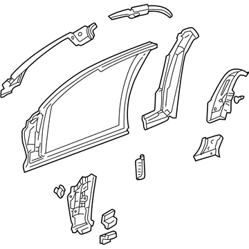 Mopar 4883906AC Panel-Body Side Aperture Rear