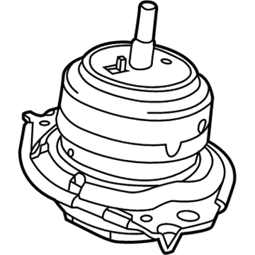 Jeep Engine Mount - 68252523AA