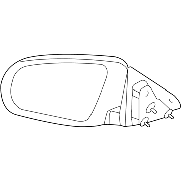 Mopar 1AL061A4AD Outside Rearview Electric Heated Mirror