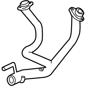 2002 Jeep Grand Cherokee Exhaust Pipe - 52101235AB