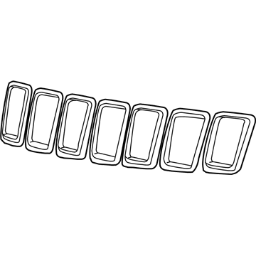 Mopar 5ZL71DX8AA Trim Ring-Radiator Grille