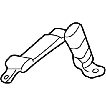 Mopar 5FF531DVAC Rear Inner Left Seat Belt