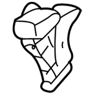 Mopar 5GF281T5AB Rear Inner Right Seat Belt