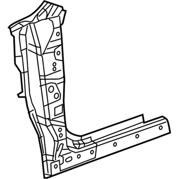 Mopar 68102445AF Reinforce-Body Side Aperture Front